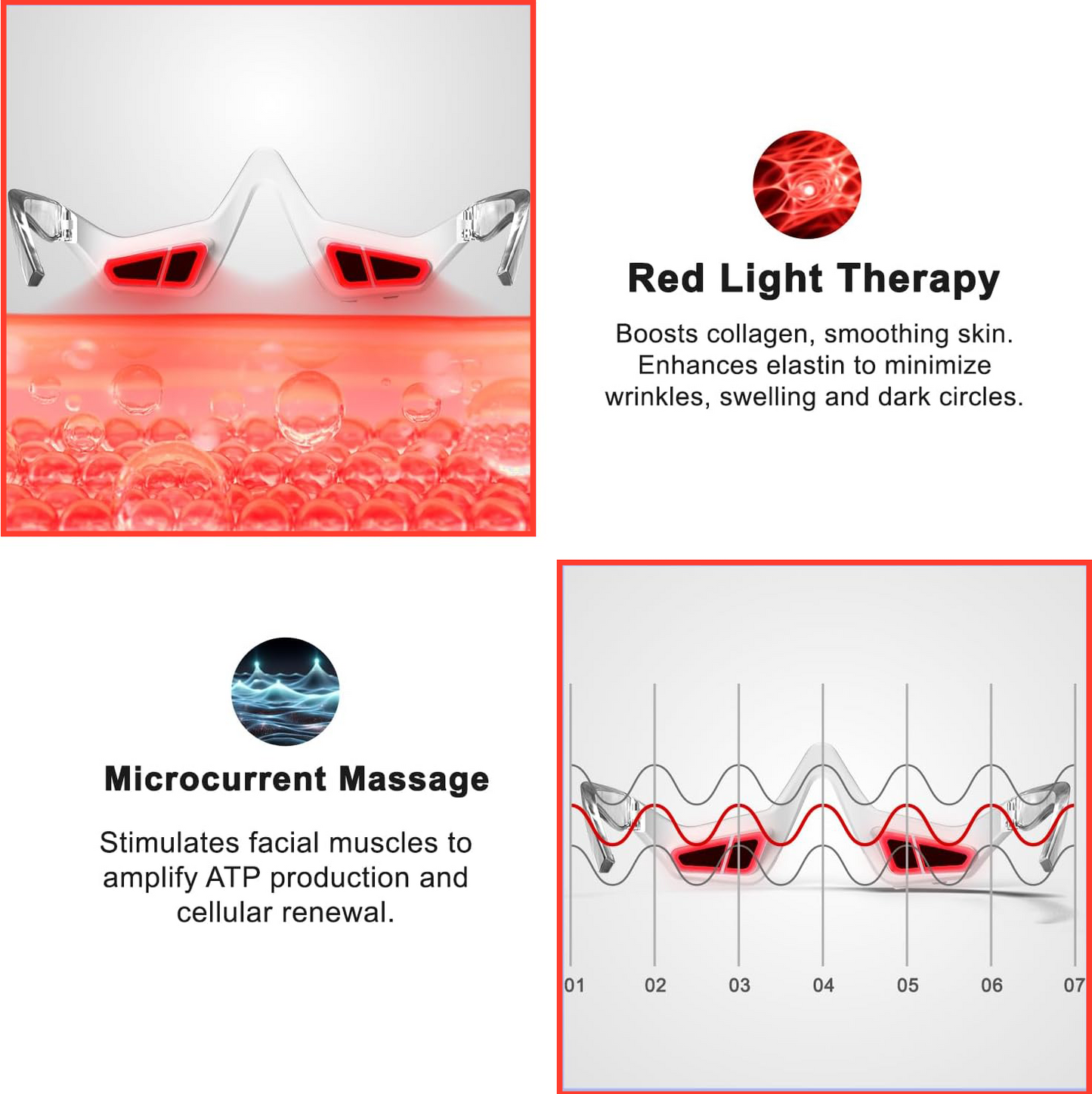 LuxeVision™ Under-Eye Red Light Therapy